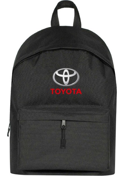 Toyata Text Logo Sırt Çantası Siyah Renk