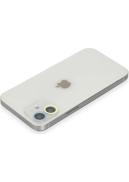 Bfs iPhone 11 Renkli Kamera Lens Koruma Cam - Sarı-Mavi fiyatları