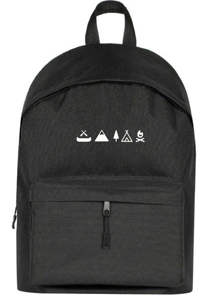 Camp Icon Sırt Çantası Siyah Renk