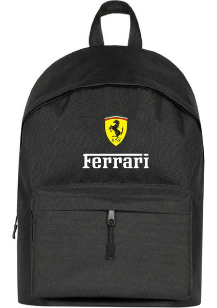 Ferari In Italy Sırt Çantası Siyah Renk