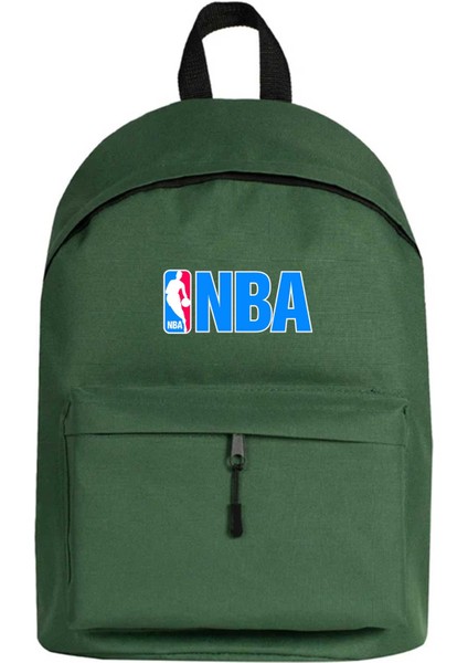 Nba Logo Sırt Çantası Yeşil Renk