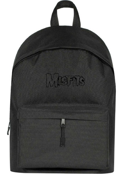 Misfits Logo Black Sırt Çantası Siyah Renk