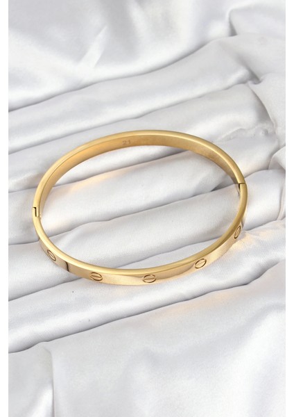 Bfs 316L Çelik Gold Renk 65 mm Kadın Kelepçe Bileklik fiyatları