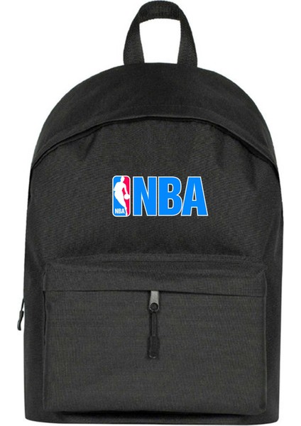 Nba Logo Sırt Çantası Siyah Renk
