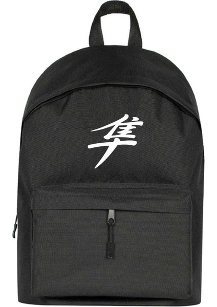 Hayabusa White Logo Sırt Çantası Siyah Renk