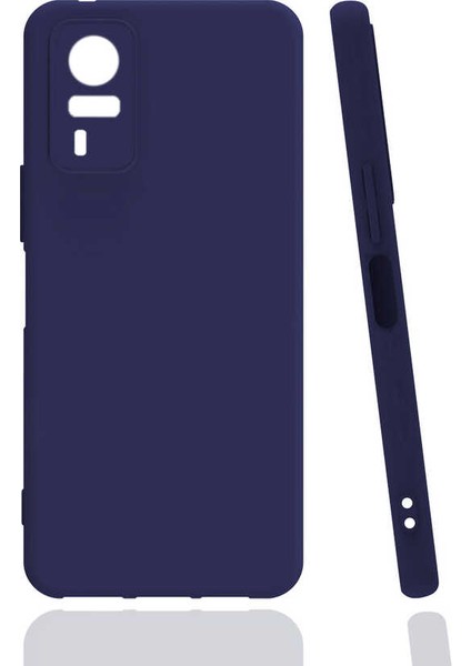 Vivo Y51 Kılıf Tcmk Biye Silikon-Lacivert