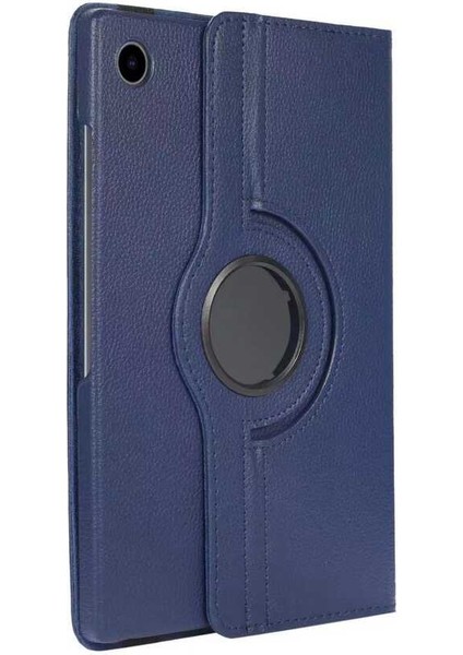 Galaxy Tab A8 10.5 SM-X200 (2021) Uyumlu Tcmk Dönebilen Standlı Kılıf-Lacivert