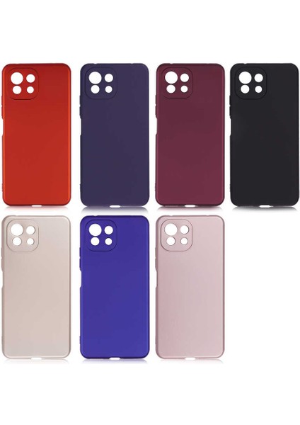 Xiaomi Mi 11 Lite Kılıf Tcmk Premier Silikon Kapak-Saks Mavi modelleri