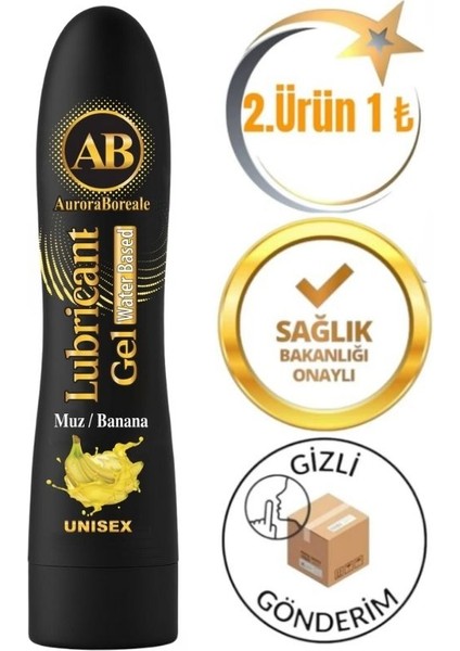 A B Kayganlaştırıcı 125 ml Muz Aromalı Yenilebilir Süper Jelmuzlu 2'ci Ürün 1 Tl