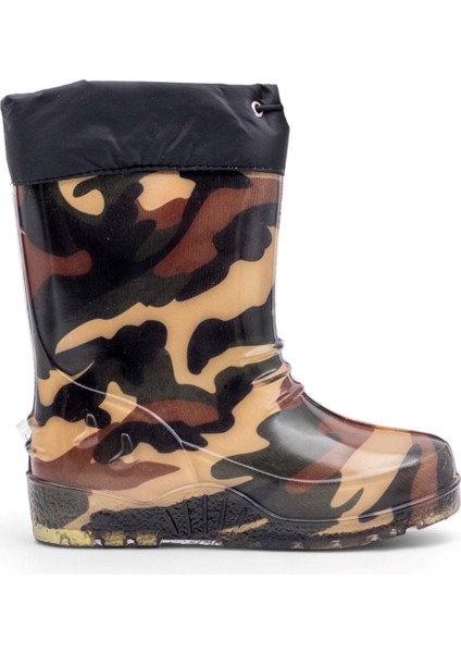 Içi Yünlü Su Geçirmez Çocuk Yağmur Çizmesi