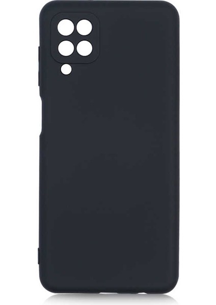 Galaxy A12 Kılıf Tcmk Mara Laaakan Kapak-Siyah