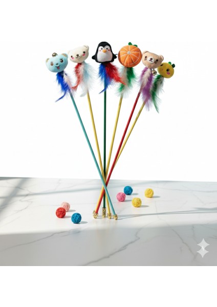 Kedi Oltası 90 cm – Peluş Oyuncaklı Tüylü Etkileşimli Kedi Oyuncağı fiyatları