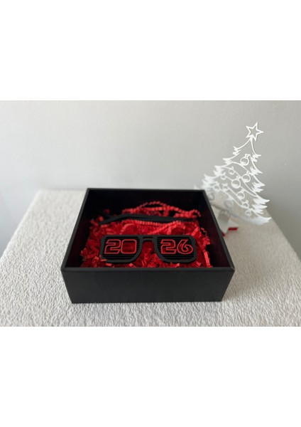 3D Siyah Yılbaşı Gözlük indirimleri