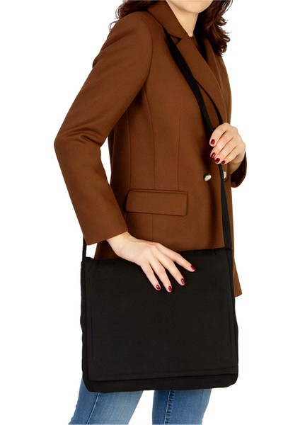 Linkin Park Logo ve Star Siyah Kanvas Postacı Çantası indirimleri