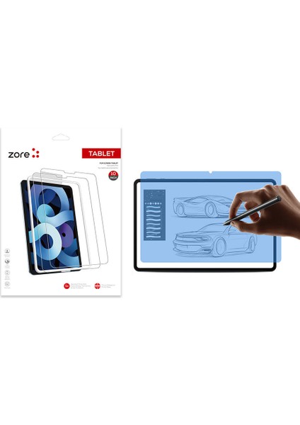 Xiaomi Redmi Pad Pro Uyumlu Tcmk Paper-Like Ekran Koruyucu-Şeffaf