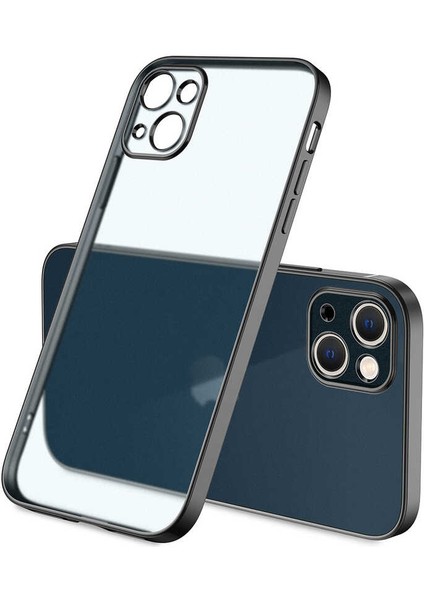 iPhone 13 Kılıf Tcmk Mat Gbox Kapak-Siyah