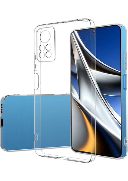 Xiaomi Redmi Note 12 Pro 4g Kılıf Tcmk Süper Silikon Kapak-Renksiz