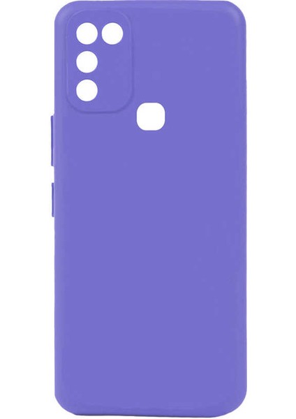Infinix Hot 11 Play Kılıf Tcmk Biye Silikon-Lila