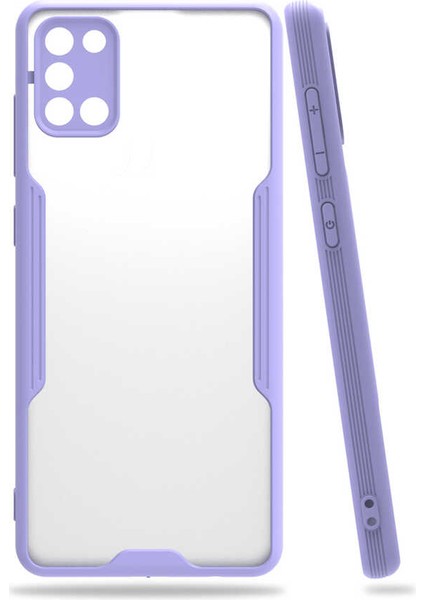 Galaxy A31 Kılıf Tcmk Parfe Kapak-Mor