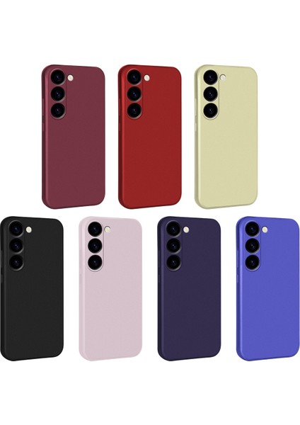 Galaxy S23 Plus Kılıf Tcmk Premier Silikon Kapak-Saks Mavi fiyatları