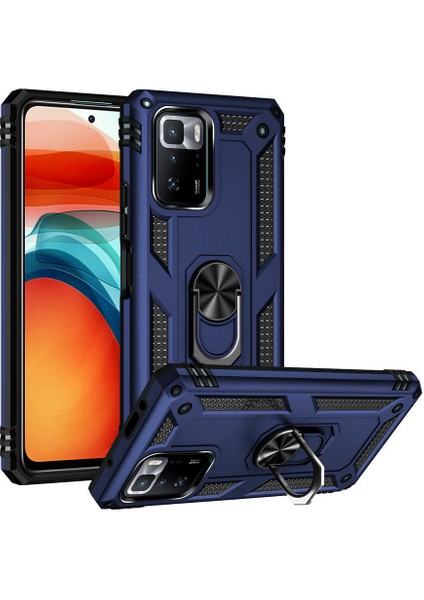 Xiaomi Poco X3 Gt Kılıf Tcmk Vega Kapak-Mavi