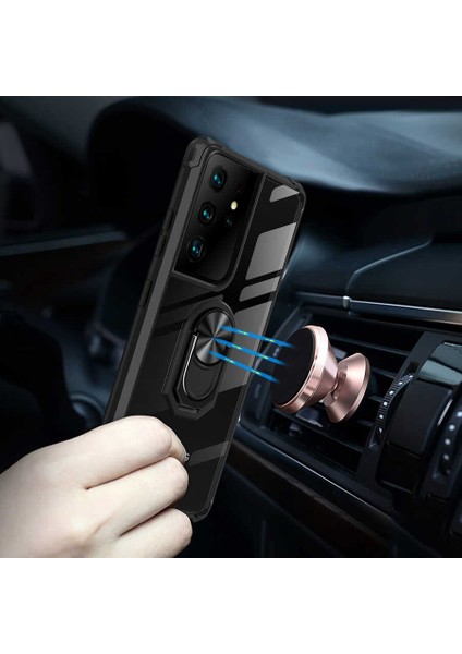 Galaxy S21 Ultra Kılıf Tcmk Mola Kapak-Kırmızı fırsatları