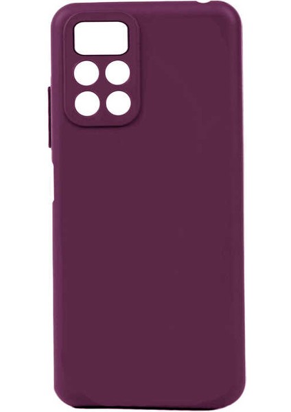 Xiaomi Redmi Note 11 Global Kılıf Tcmk Biye Silikon-Mor