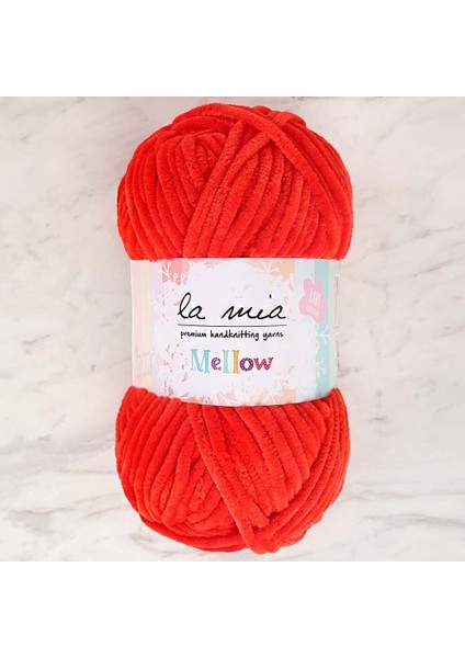 La Mia Mellow Kırmızı El Örgü Ipi - 911