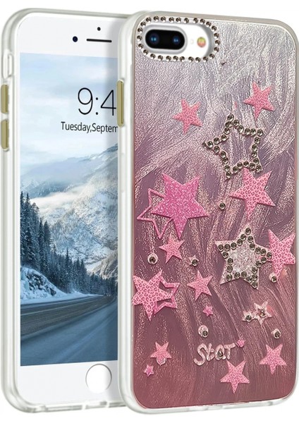 Ieg iPhone 7 Plus Kılıf Blade Aynalı Desenli Kapak - Desen 7