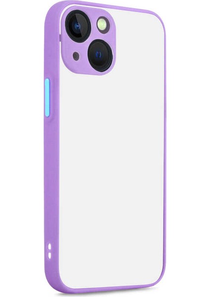iPhone 13 Kılıf Tcmk Hux Kapak-Lila