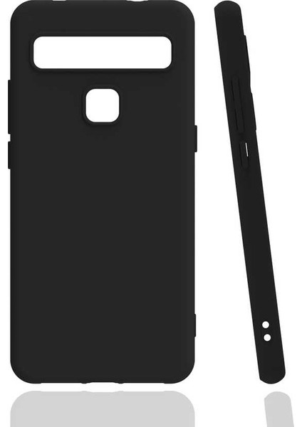 Tcl 10L Kılıf Tcmk Biye Silikon-Siyah