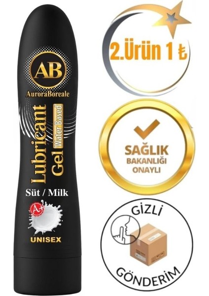 A B Kayganlaştırıcı 125 ml A+Süt Aromalı Yenilebilir Süper Jel 2'ci Ürün 1 Tl XDWTQFD6651TL