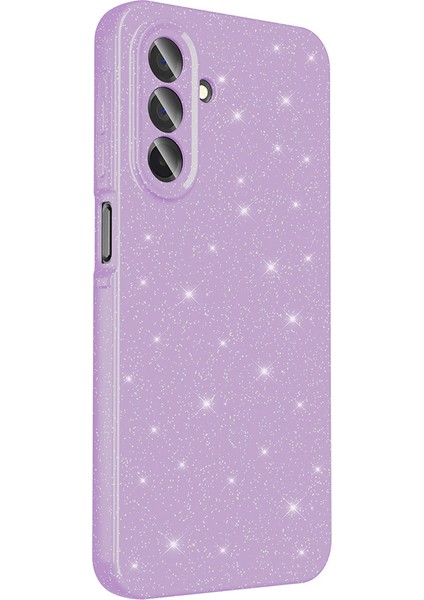 Galaxy A26 Kılıf Kamera Korumalı Simli Lüks Tcmk Koton Kapak - Gümüş indirimleri