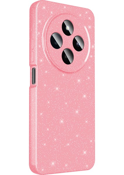 Redmi 14C 4g Kılıf Kamera Korumalı Simli Lüks Tcmk Koton Kapak - Siyah modelleri