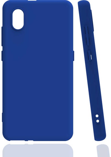 Tcl L7 Kılıf Tcmk Biye Silikon-Mavi