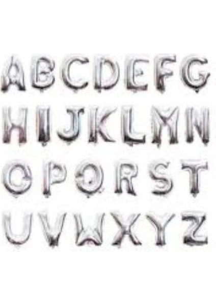 - Gümüş Rengi Folyo Balon 1 Metre modelleri