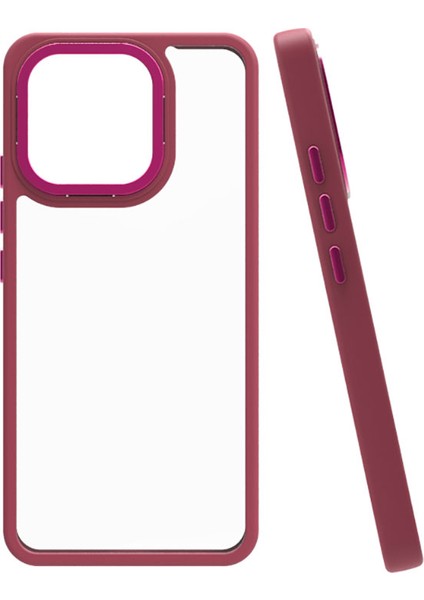 Xiaomi Mi 13 Kılıf Tcmk Flora Kapak-Kırmızı