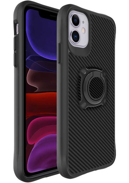 iPhone 11 Uyumlu Tcmk Timo Kapak-Siyah