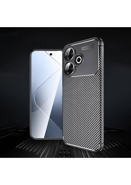 Xiaomi Redmi 13 4g Kılıf Tcmk Negro Silikon Kapak-Siyah modelleri