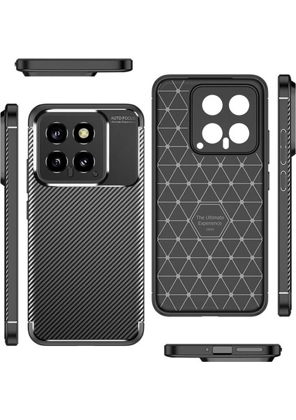 Xiaomi Mi 14 Kılıf Tcmk Negro Silikon Kapak-Siyah fiyatları