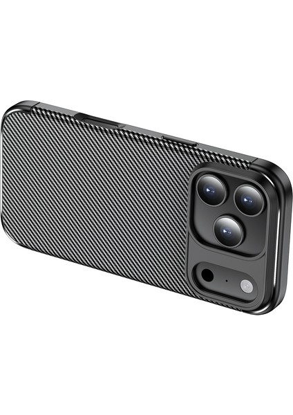 iPhone 17 Pro Max Kılıf Tcmk Negro Silikon Kapak - Siyah fırsatları