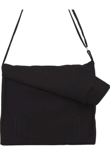 Ducati Corse Logo Siyah Kanvas Postacı Çantası modelleri