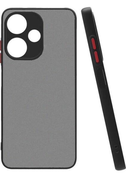 Infinix Hot 30I Kılıf Tcmk Hux Kapak-Siyah