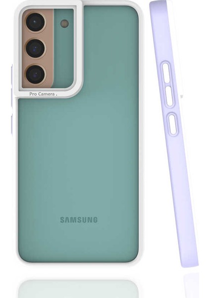 Galaxy S22 Kılıf Tcmk Mima Kapak-Lila