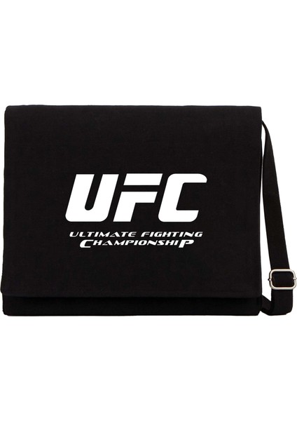 Ufc Ultimate Championship Siyah Kanvas Postacı Çantası