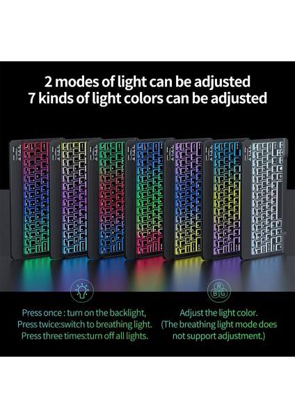 Tüm Cihazlara Uyumlu Şarj Edilebilir Bluetoothlu Kablosuz Klavye Mouse Set Mousepadli