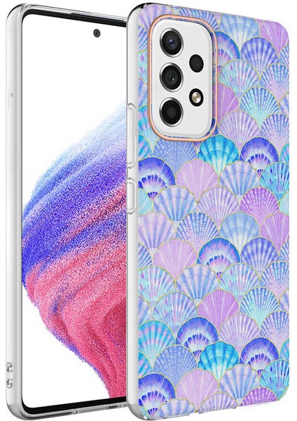 Galaxy A73 Kılıf Tcmk Bella Kapak-Lila