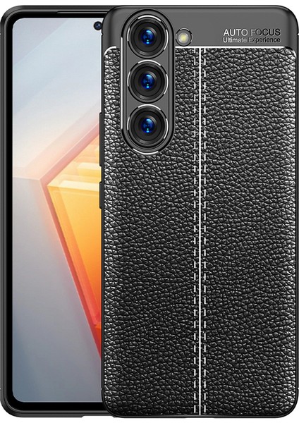 Galaxy S23 Kılıf Tcmk Niss Silikon Kapak-Siyah