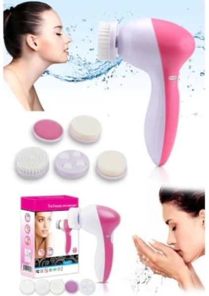 - 5 In 1 Pilli Yüz Temizleme,masaj ve Peeling Fırça Seti fiyatları