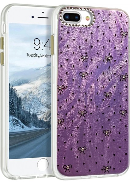 Ieg iPhone 7 Plus Kılıf Blade Aynalı Desenli Kapak - Desen 2